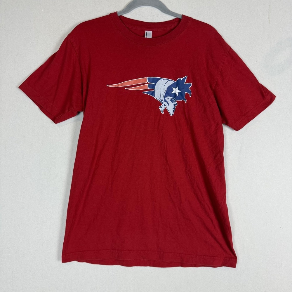 New England Patriots Shirt Mens Medium Red NFL Football American Apparel Tee Top